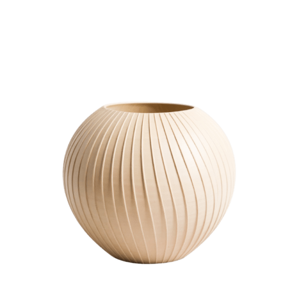 Ribbed Calm Vase